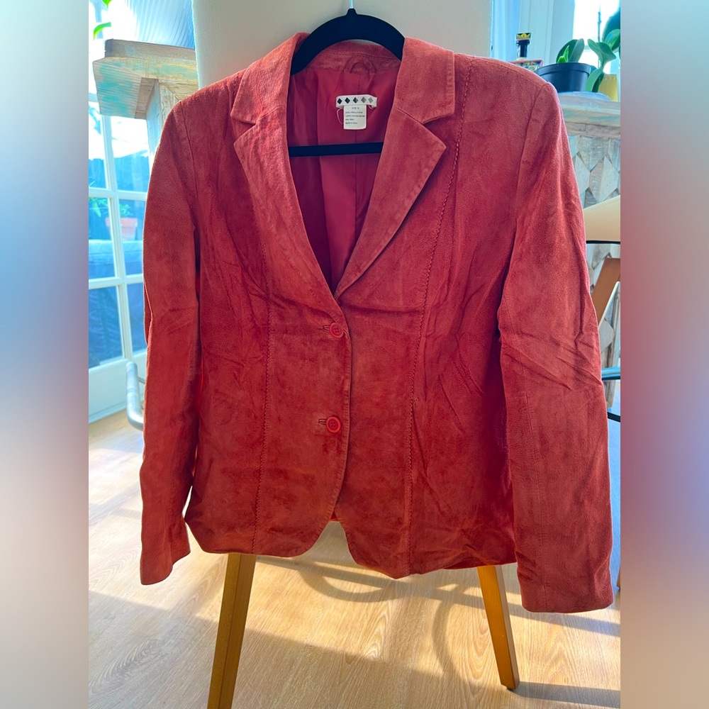 Vintage Suede Blazer Size Medium